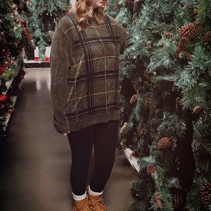 Dockers plaid grandpa sweater
